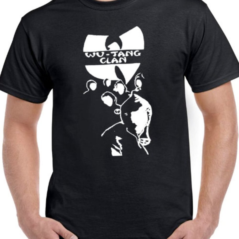 Wu Tang Clan T shirt 36 Chambers Swordsman Retro 90s Hip Hop